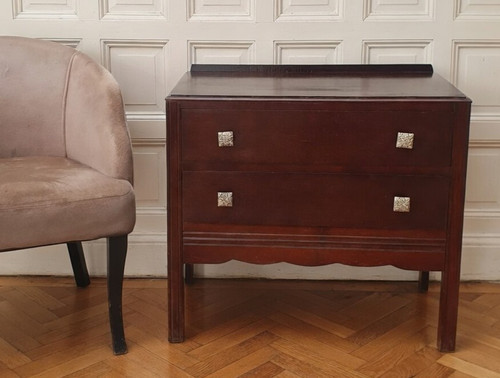 Small oak art deco - a,