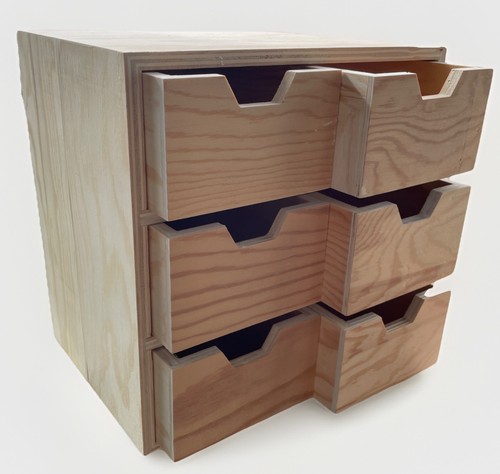 Mini wooden cube - cube, chest