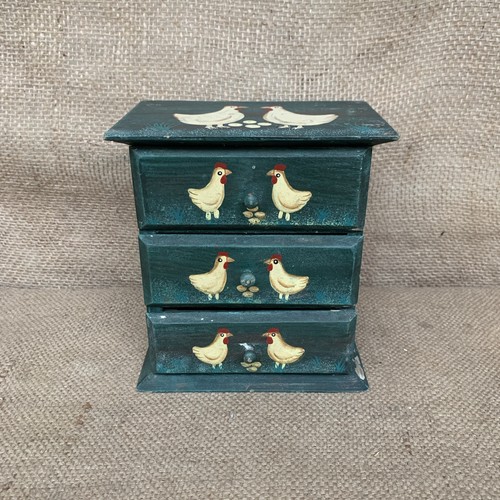 Hand painted small drawers - hand,