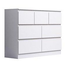 Chest Of 7 Drawers Matt White