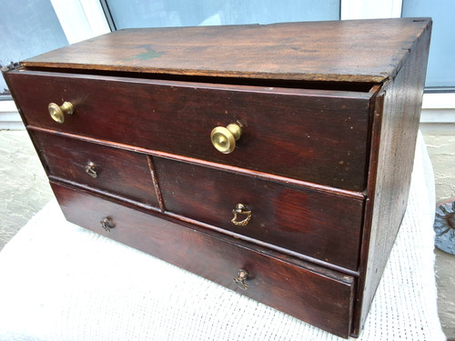Antique small chest drawers - antique,