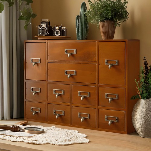 Wooden small cabinet retro - ​wooden,
