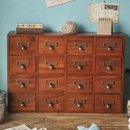 Tiers drawer unit rustic - 4,
