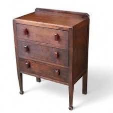 Vintage Art Deco Oak Small