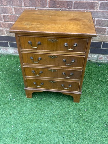 Vintage small mahogany chest - vintage,