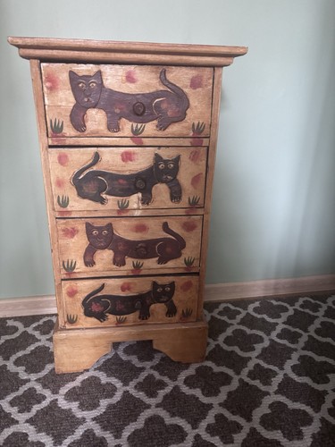 Hand painted cats - hand,